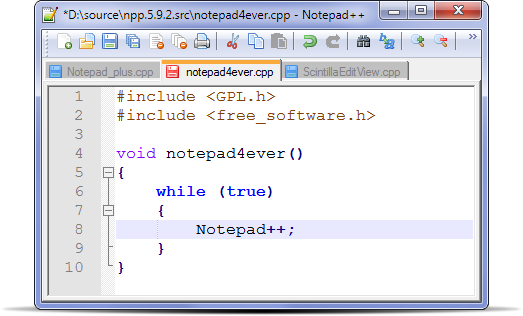 Notepad++ 6 - 好用的文本编辑工具更新 1