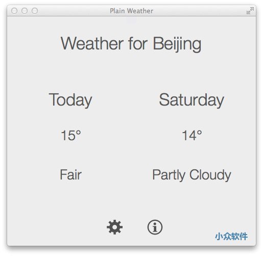Plain Weather - 最朴素的天气应用 [Mac] 1