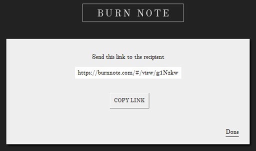 Burn Note|小众软件