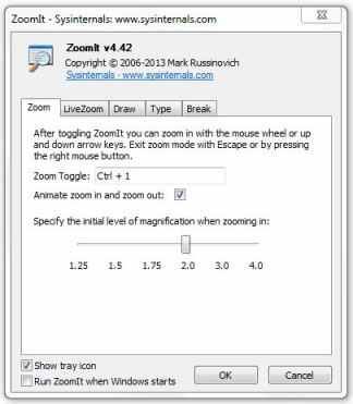 ZoomIt v6.01 更新，支持屏幕放大镜、屏幕涂鸦，新增录屏功能[Windows] 1