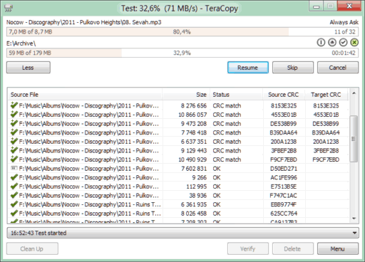 TeraCopy - 增强版文件拷贝工具 1