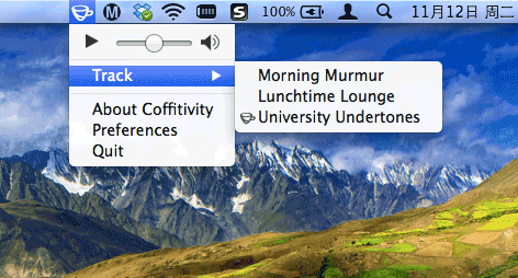 Coffitivity - 咖啡馆白噪音[OS X / iOS 限免] 1