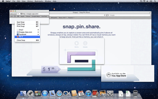 SnappyApp -- 快速截屏工具[OS X 限免] 1