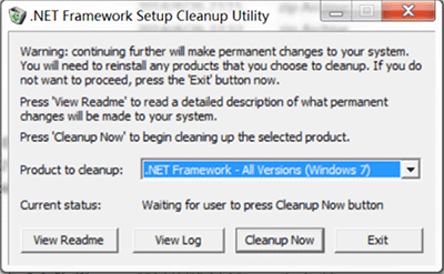 .NET Framework Cleanup Tool - 彻底卸载 .NET 框架 1