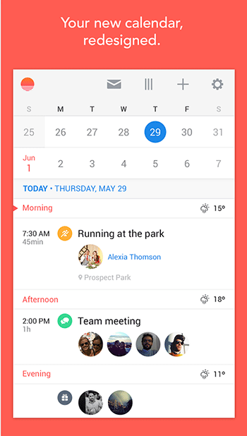 Sunrise Calendar 发布 Android 客户端及网页端应用 1