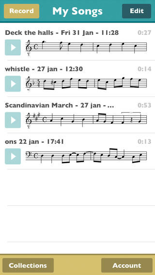ScoreCloud Express - 将乐思直接转化为乐谱[iOS] 1