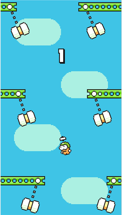 Swing Copters - 虐心游戏 Flappy Bird 续作[iOS/Android] 1