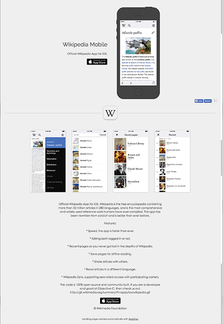 AppStop - 一键生成 iOS 应用介绍页面[Web] 2