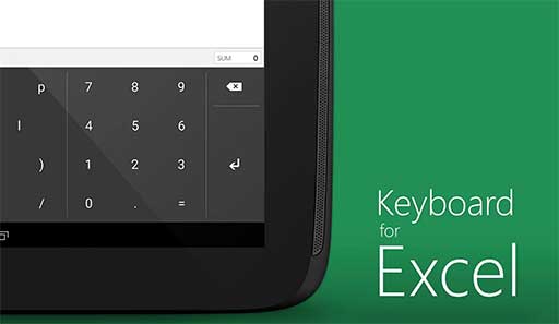 Keyboard for Excel - 为表格优化的键盘[Android] 1