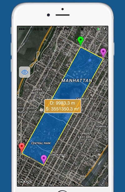 Planimeter Pro(求积仪) - 测量地图上的面积和距离[iPhone/iPad] 3