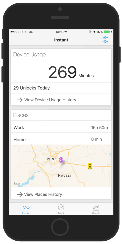 Instant - 追踪全部，手机使用、健身、地点和旅行[iOS/Android] 1