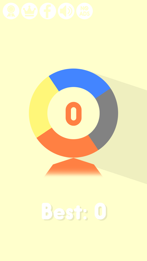 99 - 一个圈圈四种颜色，反应要快[Android] 2
