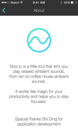 白噪音应用 Noizio for iOS 限免 1