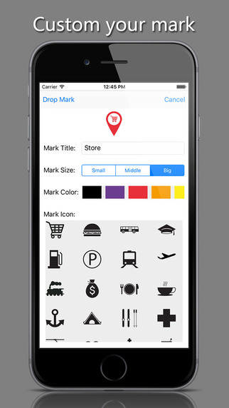 DrawOnMp - 简单的地图标记与绘画应用[iPhone] 2