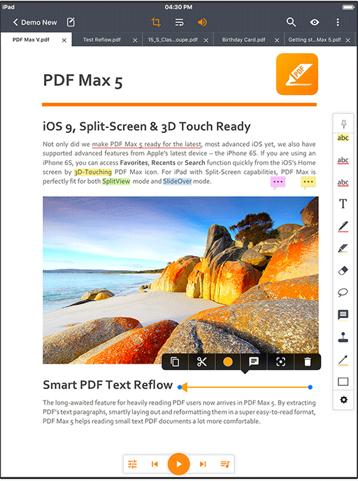PDF Max 5 Pro - PDF 阅读、标注、签名...[iOS 限免，Android 免费] 2