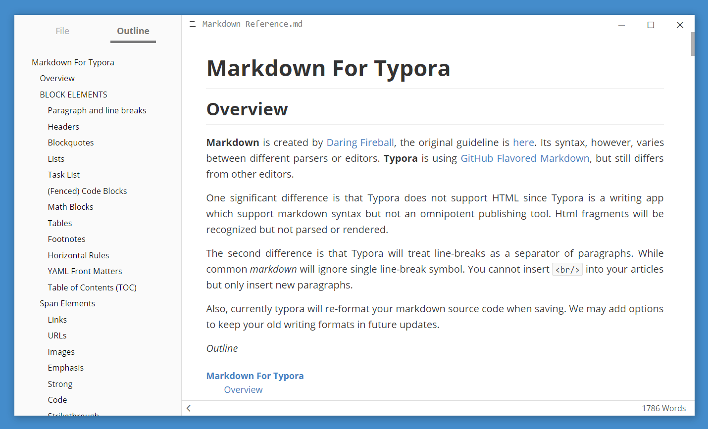 Typora - 终于有一款优美的 Markdown 编辑器[Win/macOS] 1