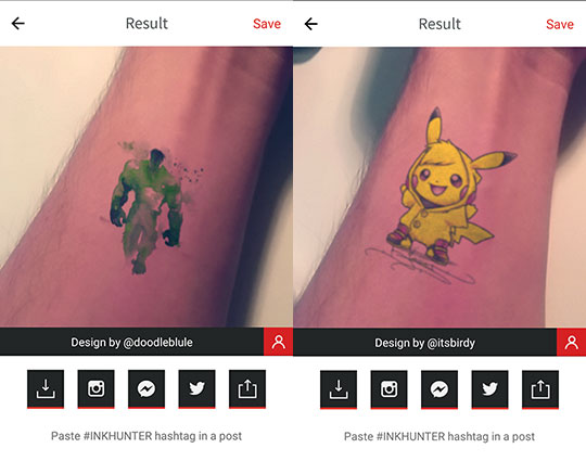 INKHUNTER - 「纹身」随便换，AR 新玩法[iOS/Android] 3