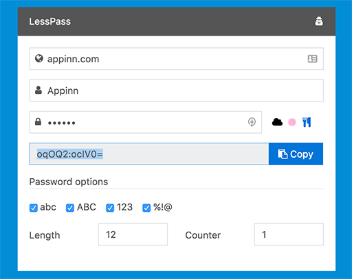 LessPass - 「不保存任何密码」也能当云密码管理器？[Chrome/Firefox/Web] 1