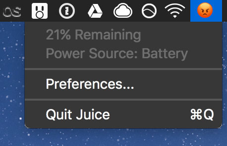 用 emoji 表情来显示 macOS 剩余电量信息 1