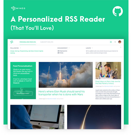 Winds - 开源的高颜值 RSS 阅读器 1