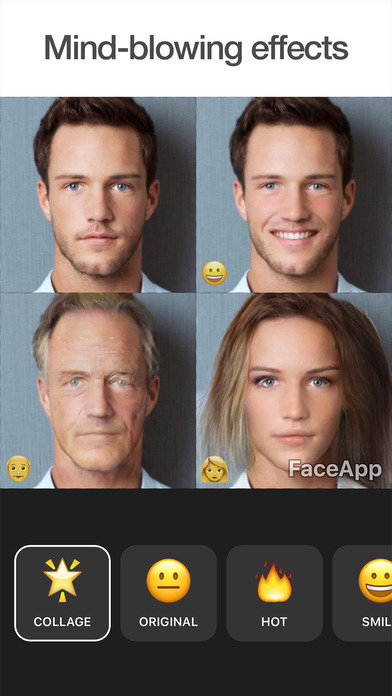 FaceApp - 变脸：变笑、变老、甚至「变性」[iPhone/Android] 3