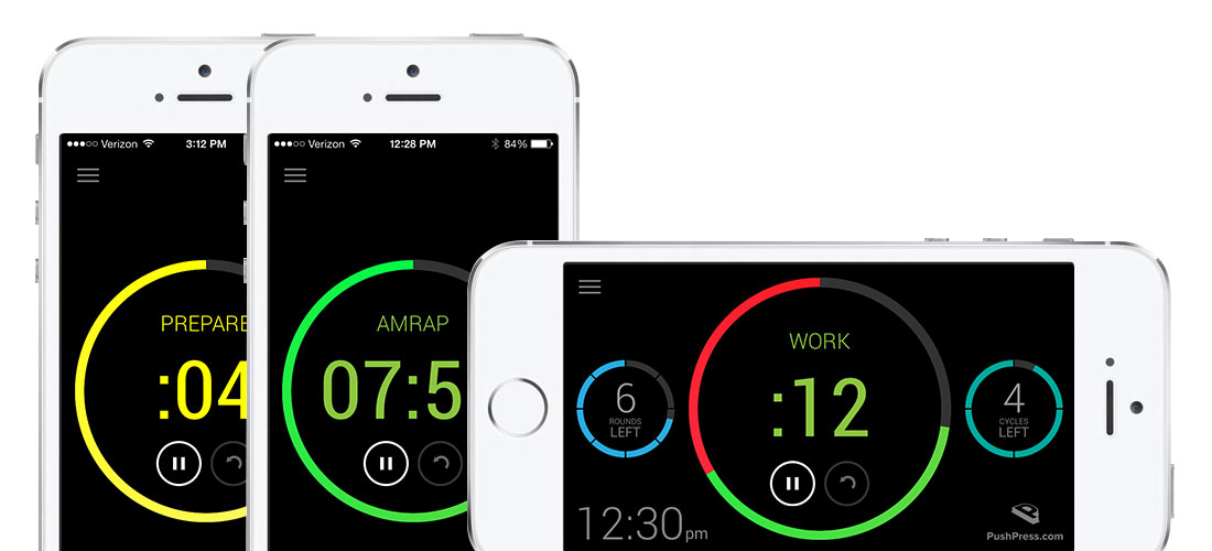 PushPress Timer - 健身计时器[iPhone/iPad] 1