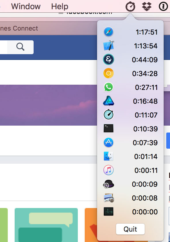 Relative Time - 追踪 macOS 上每一款应用的运行时间 2