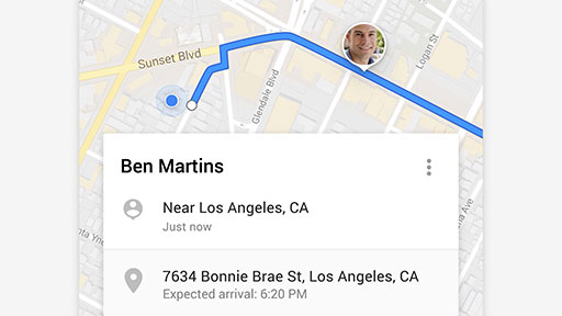 Google Maps 新增了实时位置分享与导航功能 3