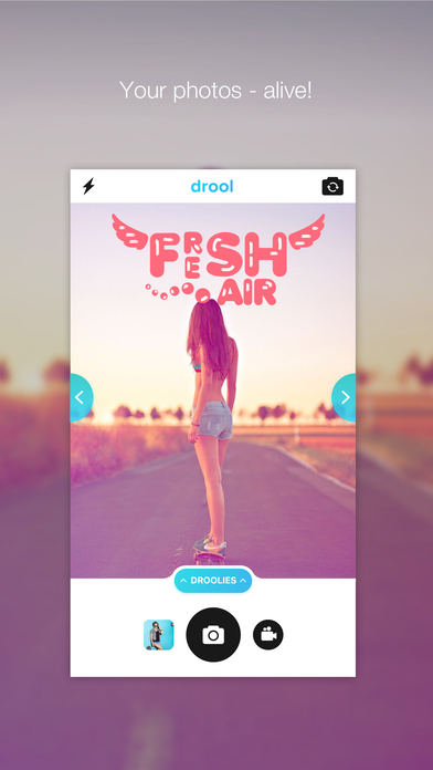 Drool - 制作 Instagram 快拍风格的照片[iPhone / Android] 1