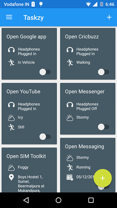 Taskzy - 帮你在插入耳机时自动打开音乐的应用 [Android] 1