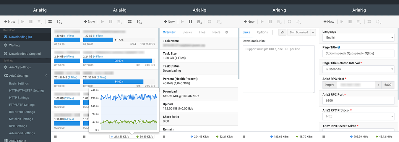 AriaNg - 「让 aria2 更容易使用」的 Web 端客户端 2