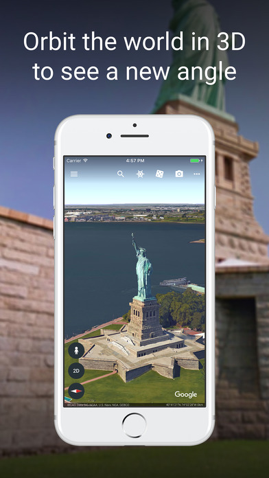 Google Earth for iOS 竟然更新了 1
