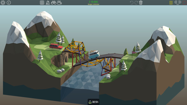 Poly Bridge - 可以玩几十个小时的「建桥」物理学益智游戏 [iPad/iPhone] 1