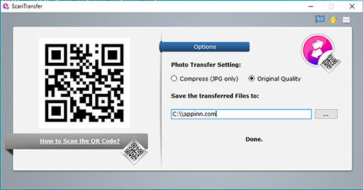 ScanTransfer - 无需安装任何应用，从手机无线传照片到 Windows 1