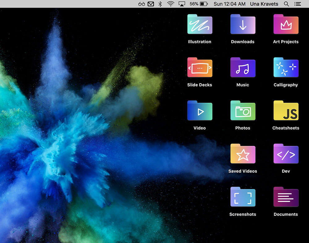 Gradient Folders - 38 款手工制作的渐变彩色文件夹图标 [macOS / Windows] 1