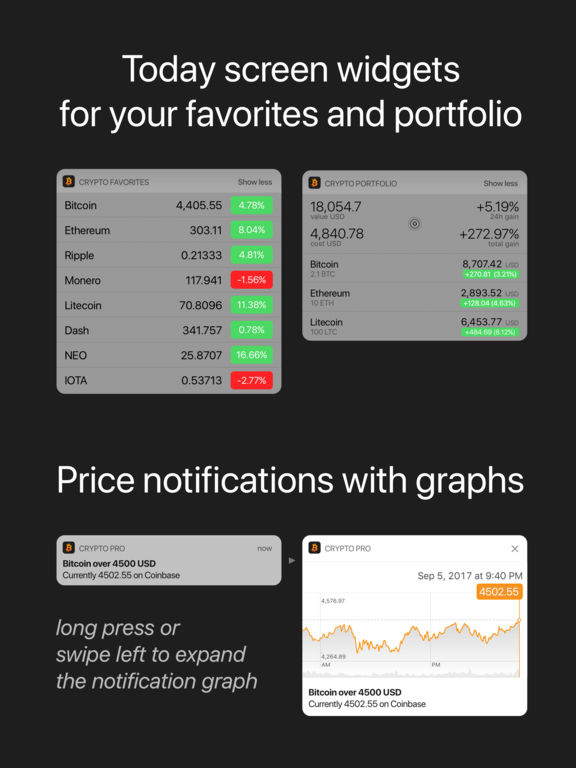 Crypto Pro - 数字加密货币价格追踪 [iOS 限免] 2