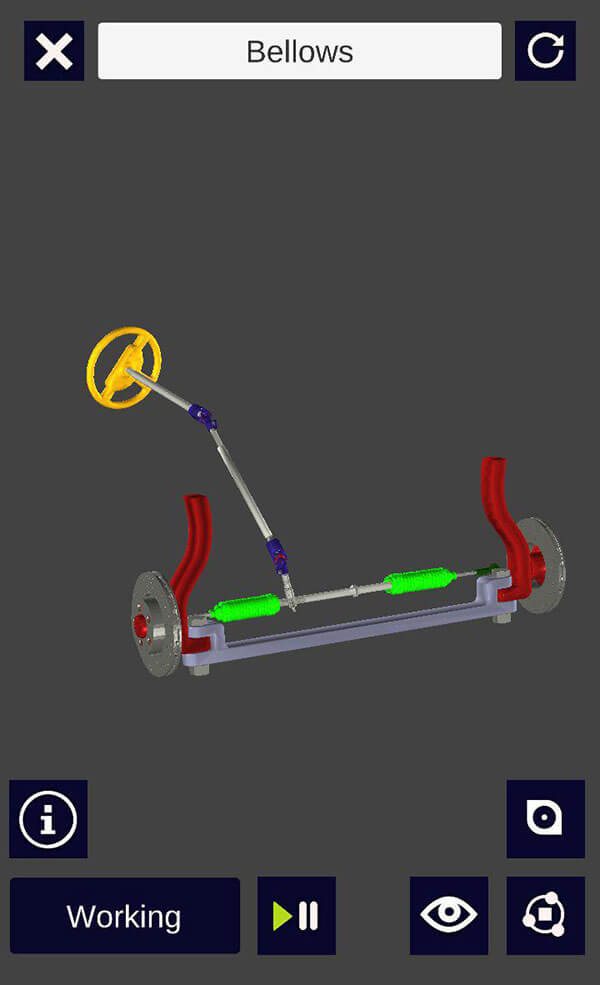 3D Engineering Animations - 3D 动画机械模型（ 发动机、变速箱、齿轮传动等）[iOS/Android] 1