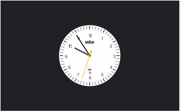 Clock.saver - 源自 Braun Watches 灵感的时钟屏保 [macOS] 7