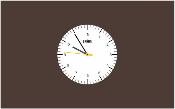 Clock.saver - 源自 Braun Watches 灵感的时钟屏保 [macOS] 4