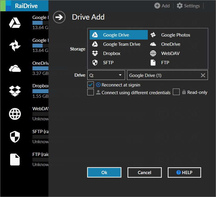 RaiDrive - 将网盘映射为磁盘 [Windows] 1