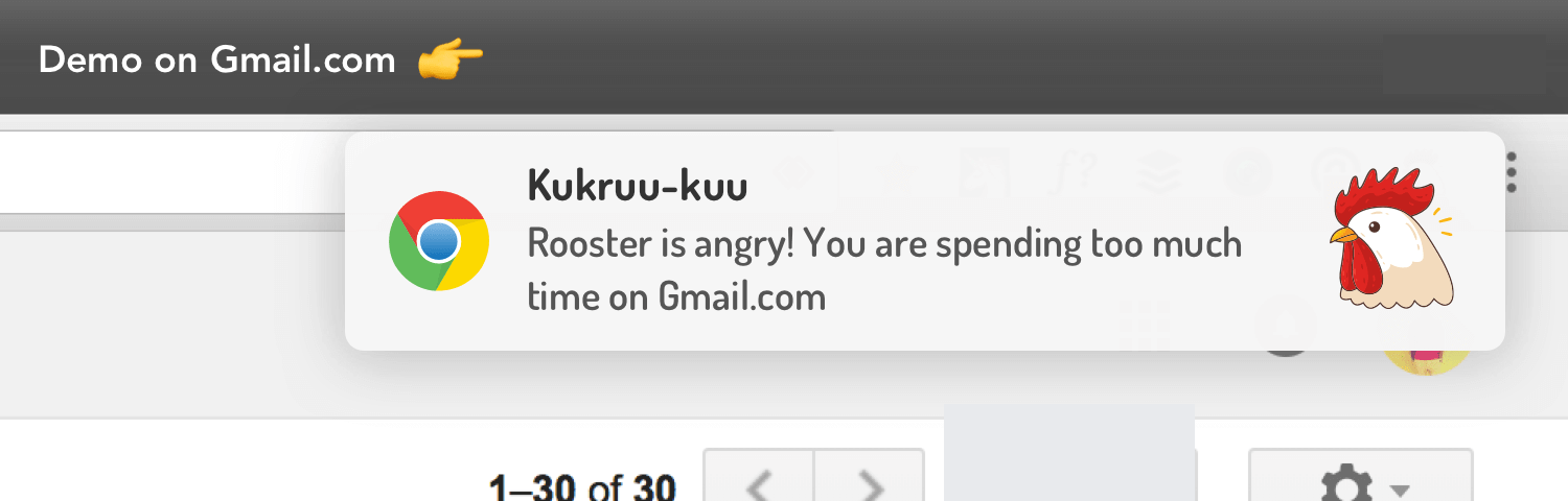 Rooster for Chrome™ - 统计所有网站的浏览时间，并提醒你逛「某些网站」超时了 3