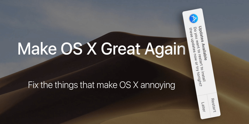Make OS X Great Again - 好霸气的软件，5 个小功能让 macOS 重新伟大 1