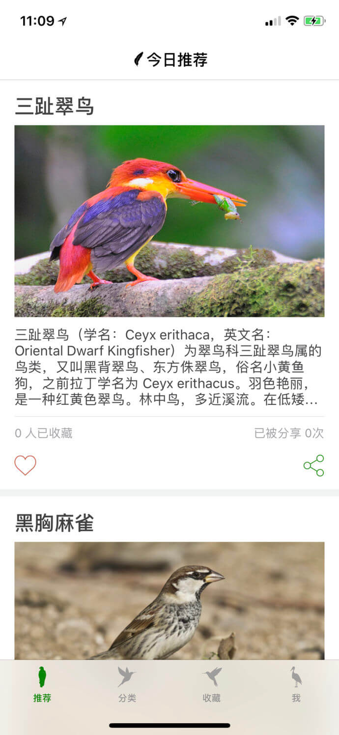 鸟 - 超过 1000 种的鸟类百科大全[iPhone] 1
