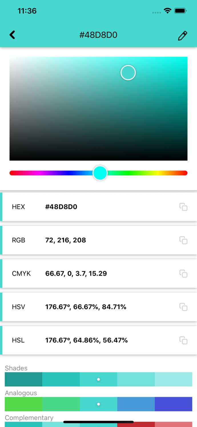 HueSnap - 从图像中捕捉颜色，创建调色板[iPhone/Android] 3