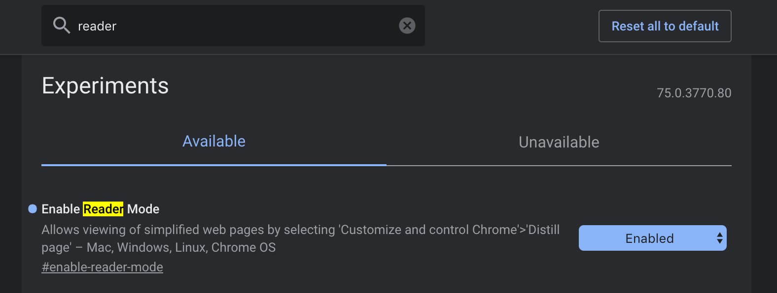 Chrome 75 正式发布，新增阅读模式 2