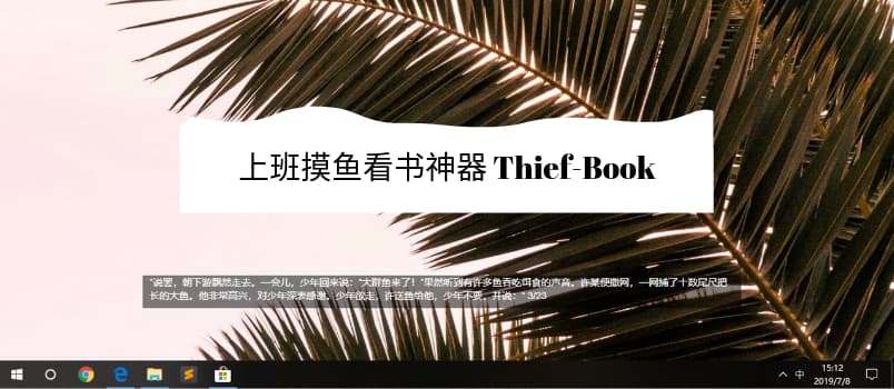 Thief-Book - 上班摸鱼神器：在屏幕小区域上阅读小说[Win/macOS/VS Code] 1