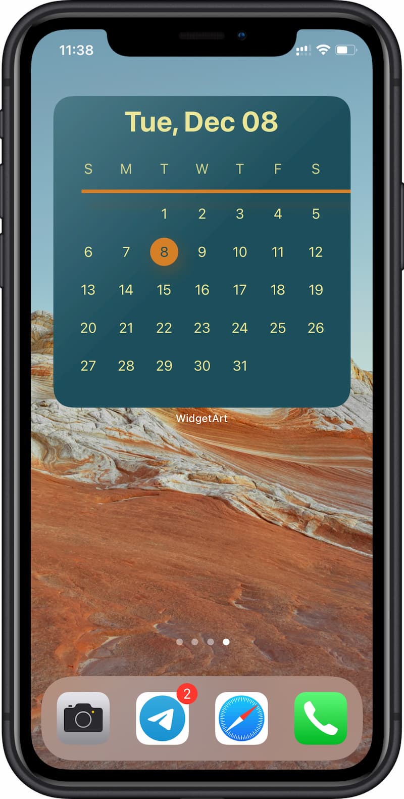 WidgetArt - 时间、照片、纪念日、步数等 7 个漂亮的屏幕小组件[iOS] 1