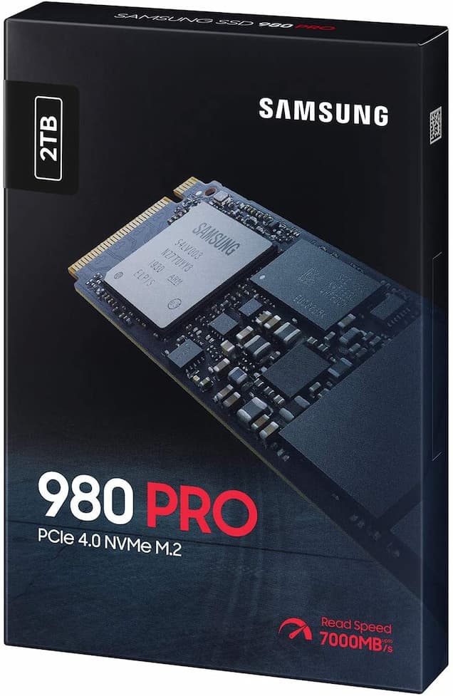 亚马逊海外购：Samsung 三星 980 PRO 2TB/1TB PCIe 4.0 固态硬盘特价，速度高达 7000 MB/s 2