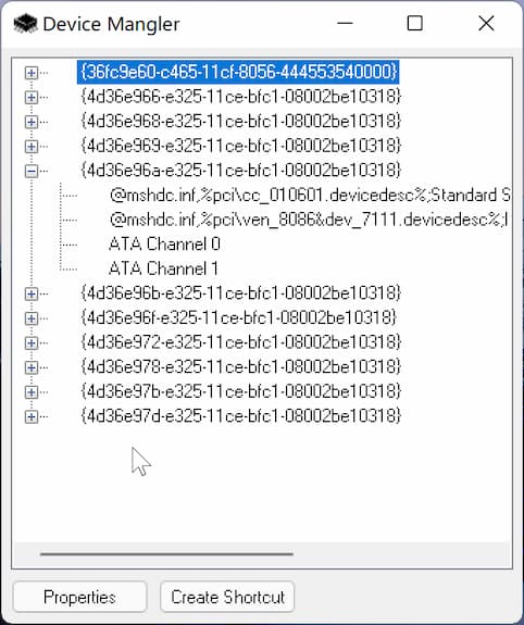 DevMgr - 8KB，为设备管理器中的设备创建快捷方式[Windows]