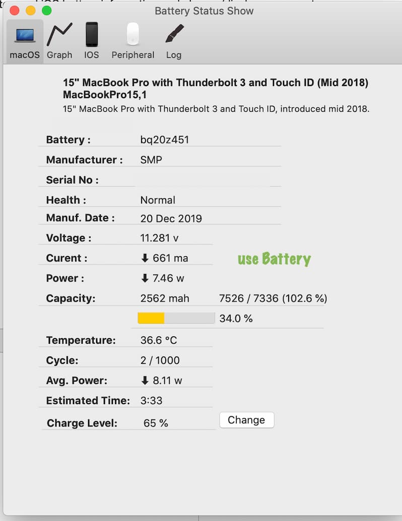 BatteryStatusShow - 查看 Mac、iPhone（无线）电池状态的开源工具[macOS] 2